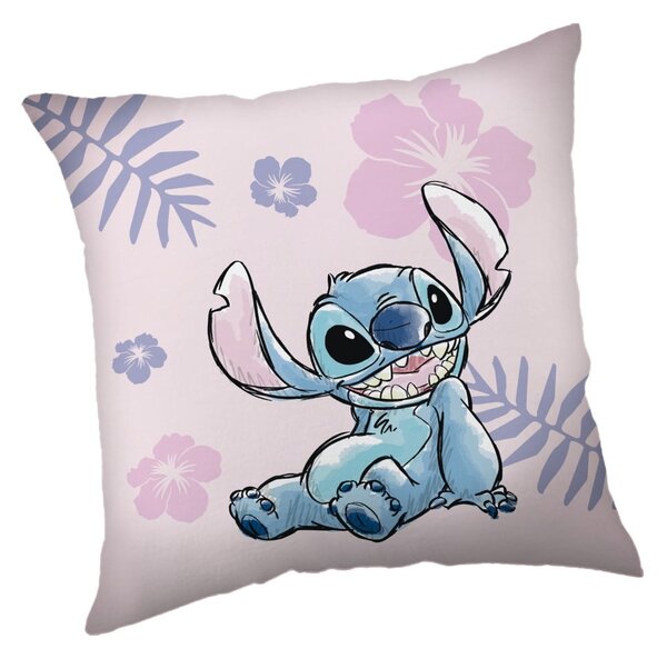Fleece gyerek párna 40x40 cm Lilo a Stitch "Pink" – Jerry Fabrics