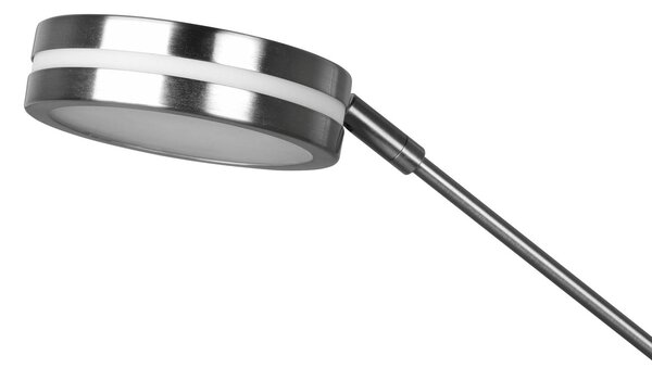 Trio Lighting LED mennyezeti lámpa Franklin, olvasólámpa, matt nikkel, dimmelhető, Alu / szürke / cink, Nappali / Étkező, fém, Modern
