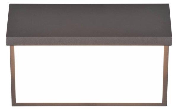 Trio Lighting LED külső fali lámpa Nestos, IP54, Fekete, Alumínium, Modern