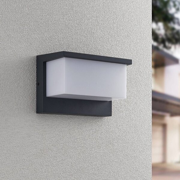 Trio Lighting LED külső fali lámpa Nestos, IP54, Fekete, Alumínium, Modern