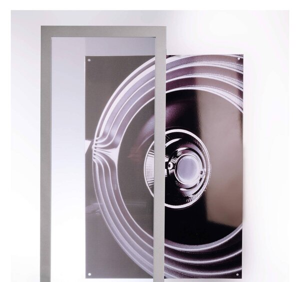 Deko-Light LED lógó világítás 3422 szögletes, dip-switch, alu, dimmelhető, Alu / szürke / cink, Dolgozószoba / Iroda, Alumínium, Modern