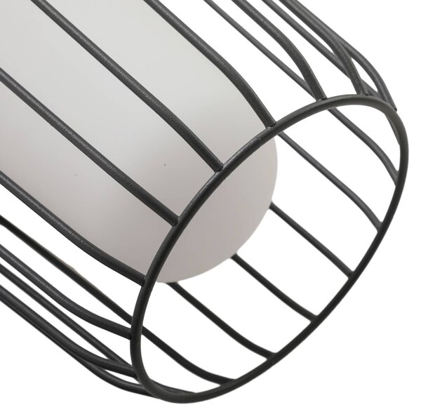 Lucande útvilágítás Chandan, 100 cm, fekete, alumínium, dimmelhető, Fekete, Alumínium, Modern