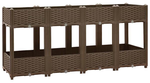 Polipropilén magaságyás 160 x 40 x 71 cm