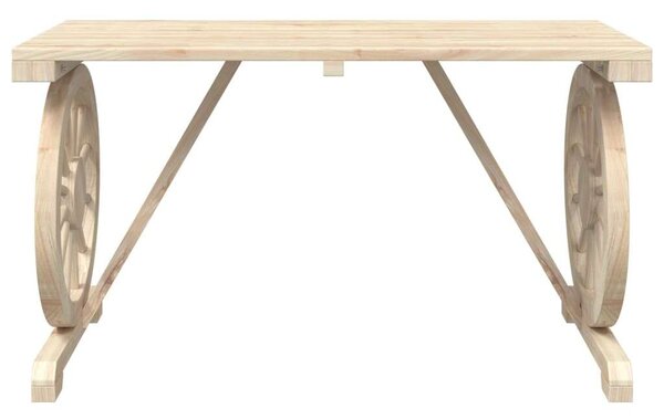 VidaXL Kerti Asztal - Fenyőfa - 115x55x65 cm