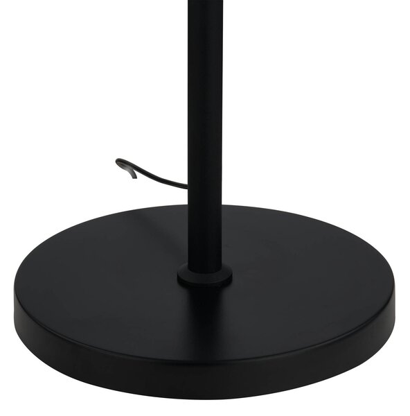 Lindby Smart LED álló lámpa Cilian, RGBW, CCT, ZigBee, Hue, dimmelhető, Fekete, Nappali / Étkező, fém, Modern