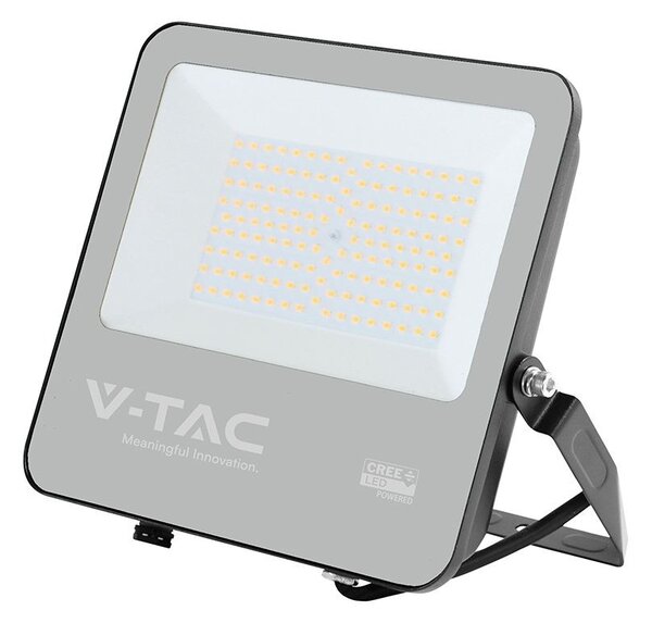 V-TAC CREE SMD D-széria LED reflektor 100W meleg fehér 115 Lm/W, fekete ház - SKU 232006
