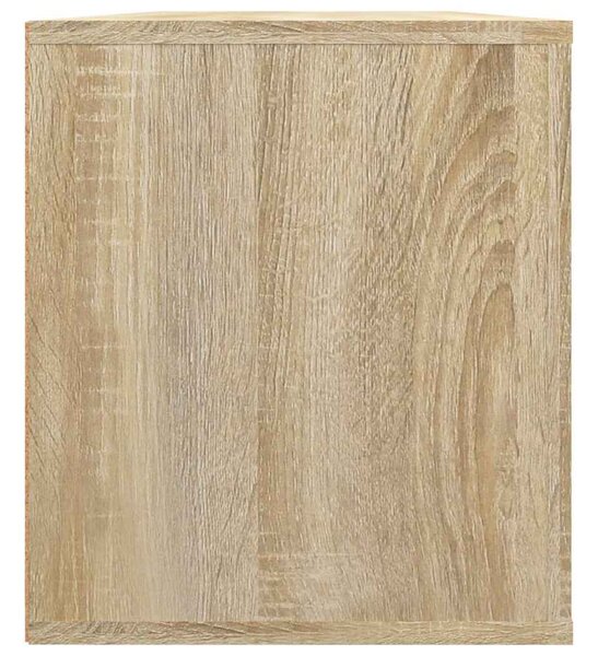 Sonoma tölgyszínű szerelt fa TV-szekrény 100 x 35 x 40 cm