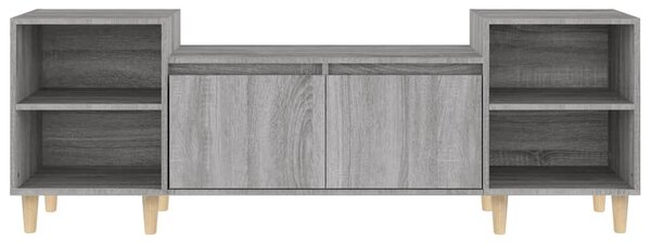 Szürke sonoma színű szerelt fa TV-szekrény 160x35x55 cm