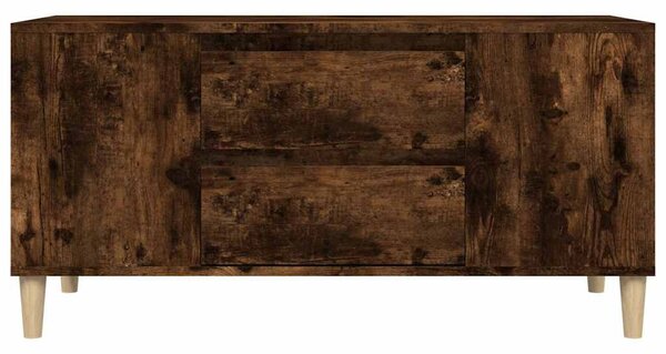 Füstös tölgy színű szerelt fa TV-szekrény 102x44,5x50 cm