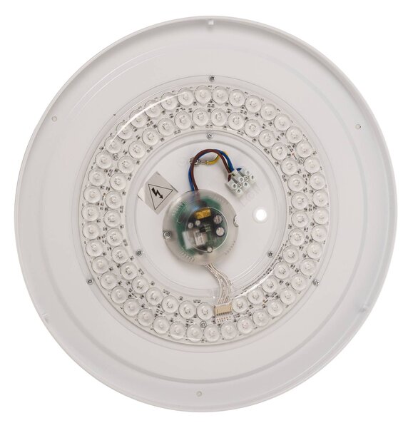 Lindby Smart LED-es mennyezeti lámpa Innes fehér Ø 38 cm RGB CCT Tuya, dimmelhető, Fehér / opál, Nappali / Étkező, fém, Modern