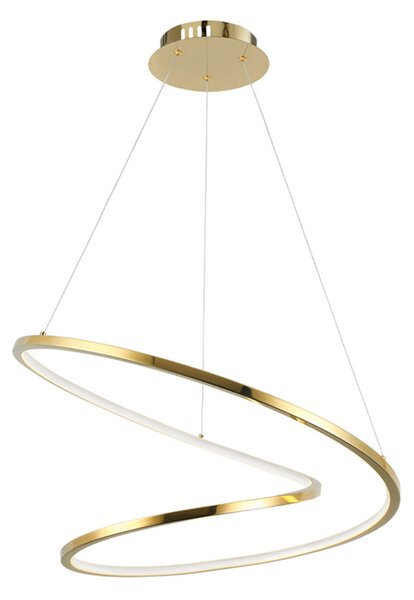 SATELLITE LED design függőlámpa, fényes arany, 1330 lm