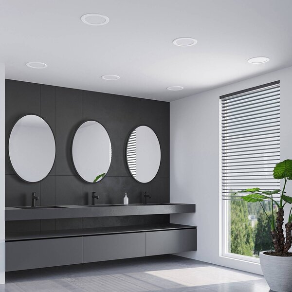 PRIOS Prios LED süllyesztett lámpa Cadance, fehér, 22 cm, 10 darabos készlet, CCT, dimmelhető, Fehér / opál, Fürdőszoba, Alumínium, Modern