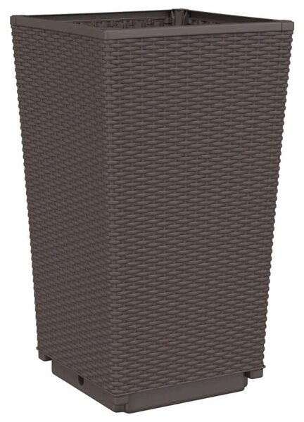 VidaXL Kerti Ültetőláda - 4 db - Barna - 32,5x32,5x57 cm