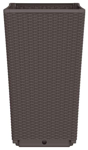 VidaXL Kerti Ültetőláda - 4 db - Barna - 32,5x32,5x57 cm