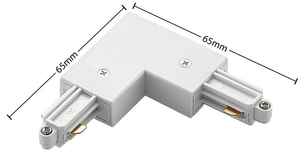 Lindby 1 fázisú sínrendszer Linaro, GU10, 14 izzó, fehér, dimmelhető, Fehér / opál, Nappali / Étkező, fém, Modern