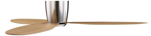 Beacon Lighting mennyezeti ventilátor Airfusion Radar teak Ø 132 cm csendes, Világos fa, Nappali / Étkező, Fa, Modern