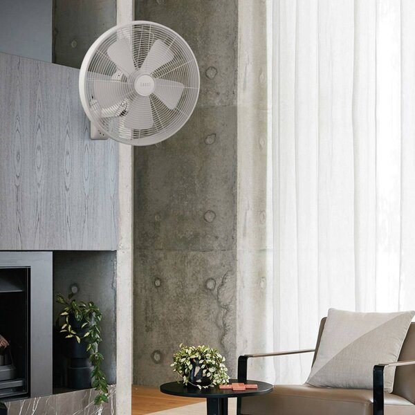 Beacon Lighting Breeze fali ventilátor, fehér, Ø 41 cm, Fehér / opál, Nappali / Étkező, Műanyag