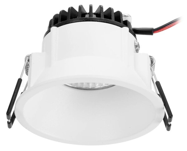 Arcchio LED downlight Niria fehér, 3,000K, dimmelhető, Fehér / opál, Nappali / Étkező, Alumínium, Modern