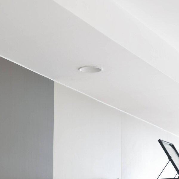 Arcchio LED downlight Niria fehér, 3,000K, dimmelhető, Fehér / opál, Nappali / Étkező, Alumínium, Modern