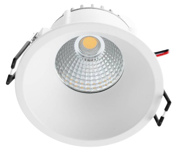 Arcchio LED downlight Niria fehér, 3,000K, dimmelhető, Fehér / opál, Nappali / Étkező, Alumínium, Modern