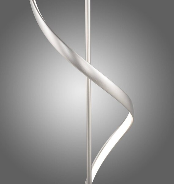 Q-Smart-Home Paul Neuhaus Q-Swing LED álló világítás, acél, dimmelhető, Alu / szürke / cink, Nappali / Étkező, Alumínium, Modern