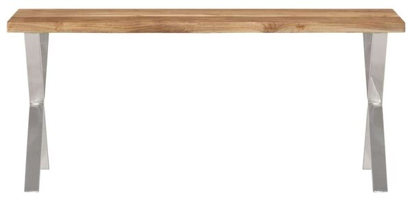 VidaXL Akácfa Pad - X-láb - 105cm
