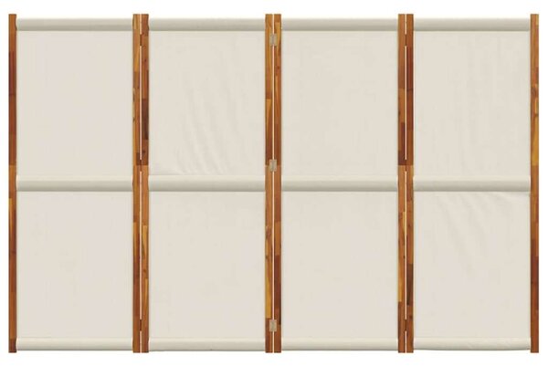VidaXL Akácfa Térelválasztó - 4 Panel - 280x180 cm