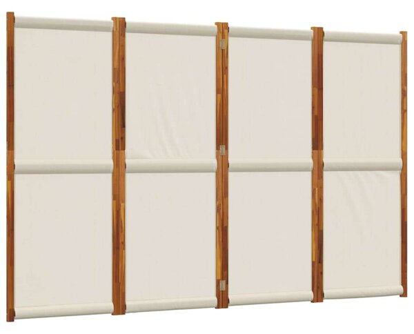 VidaXL Akácfa Térelválasztó - 4 Panel - 280x180 cm