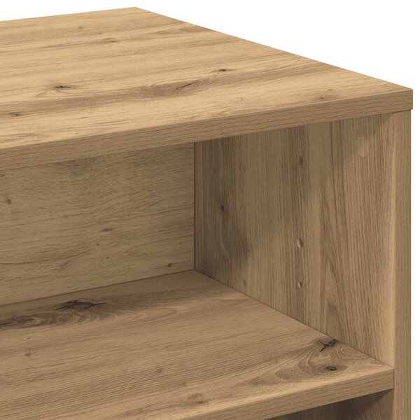 TV szekrény kézműves tölgy 80x40x40 cm műszaki fa