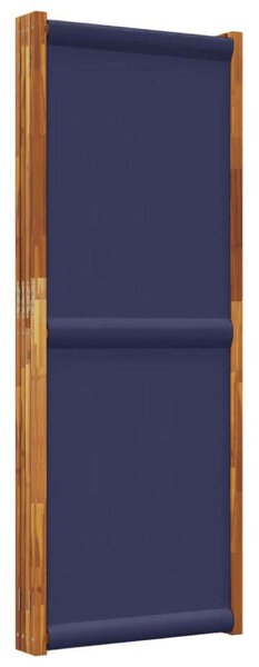 VidaXL 4 Paneles Térelválasztó - Sötétkék - 280x180 cm
