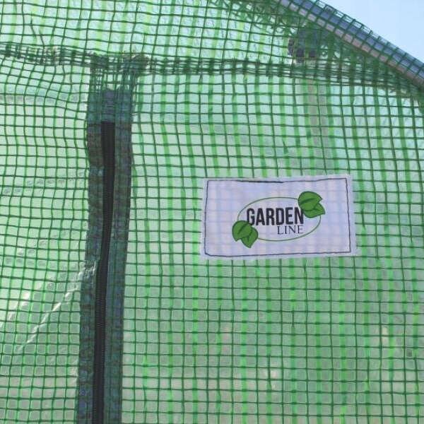 GardenLine Kerti Fóliasátor - Zöld - 3x2x2m