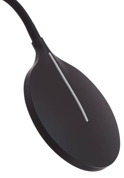 Lindby LED asztali lámpa Valtaria, fekete, CCT, dimmelhető, dimmelhető, Fekete, Dolgozószoba / Iroda, Műanyag, Modern