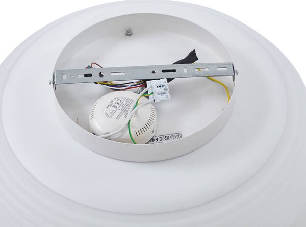 Lucande Smart LED mennyezeti lámpa Bolti, fehér, RGBW, CCT, Tuya, dimmelhető, Fehér / opál, Nappali / Étkező, Műanyag, Modern