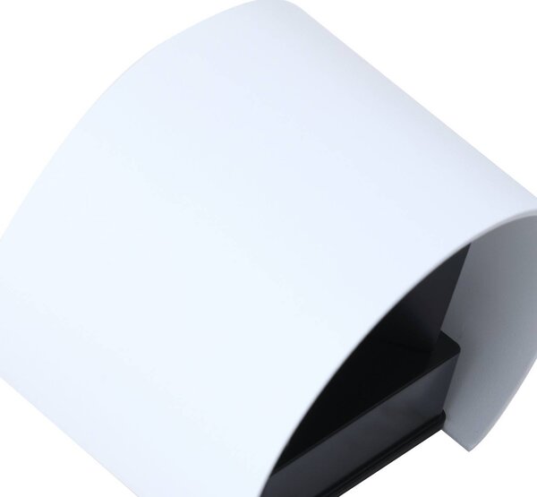 Lindby Smart LED kültéri fali lámpa Dara fehér kör CCT RGB Tuya, dimmelhető, Fehér / opál, Műanyag, Modern
