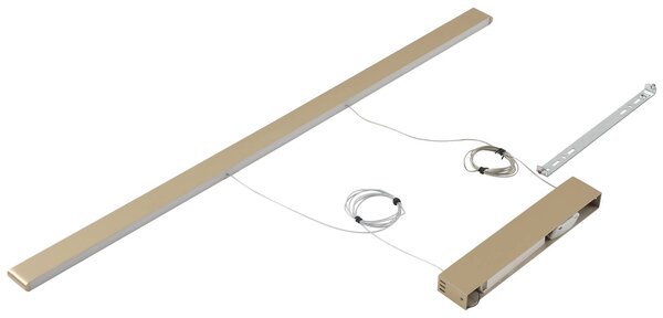 Lucande Smart LED függőlámpa Mylosh, arany, CCT, Tuya, dimmelhető, Sárgaréz / arany, Nappali / Étkező, Alumínium, Modern