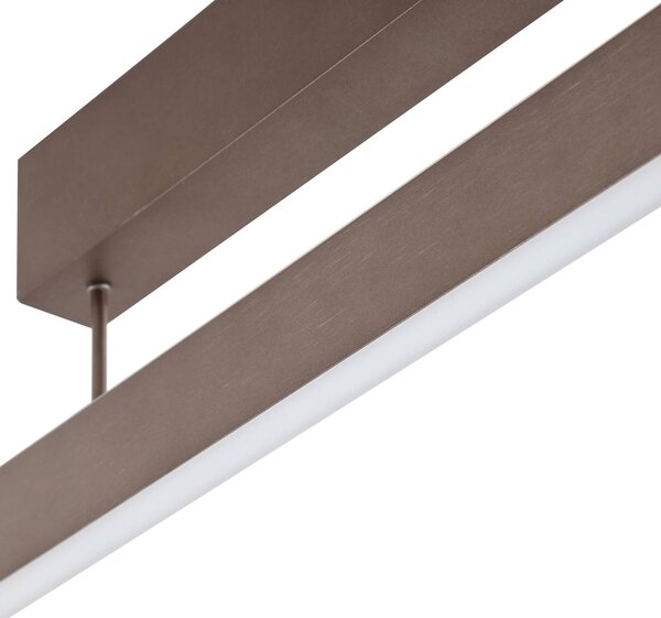 Lucande Smart LED mennyezeti lámpa Mylosh, kávé, CCT, Tuya, dimmelhető, Barna / rozsda, Nappali / Étkező, Alumínium, Modern