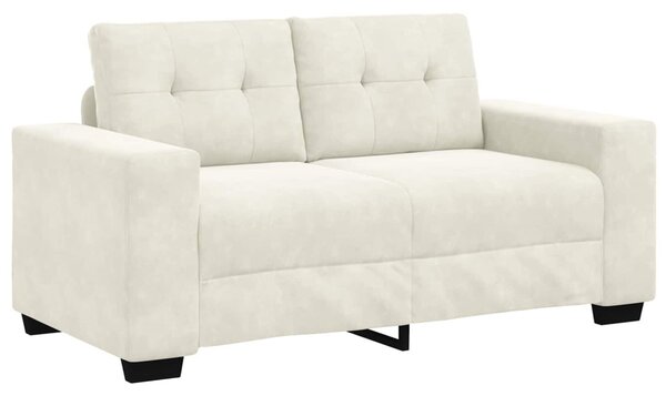 Krém bársony loveseat kanapé 120 cm