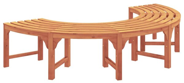 Fa pad 8 -Seater 2 db 160 x 80 x 45cm Tömör Eukaliptusz Fa