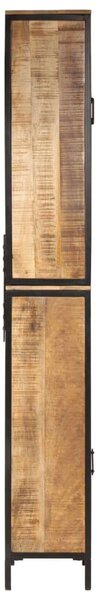 VidaXL Fürdőszobabútor - Mangófa-Vas - 40x27x180 cm