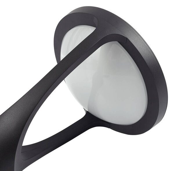 Lucande Filor LED kültéri világítás, fekete, alumínium, 250 cm, Fekete, Alumínium, Modern