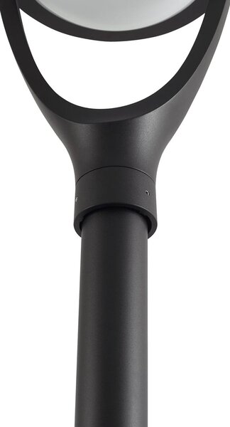 Lucande Filor LED kültéri világítás, fekete, alumínium, 250 cm, Fekete, Alumínium, Modern