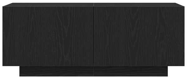 TV szekrény 100 x 35 x 40 cm Fekete tölgy Szerelt Fa