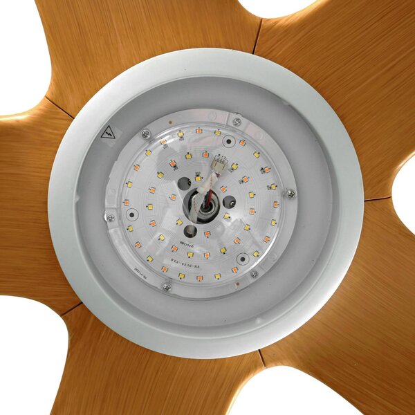 Lucande LED mennyezeti ventilátor Omendo, fehér, DC, csendes, CCT, dimmelhető, Fehér / opál, Nappali / Étkező, fém, Modern
