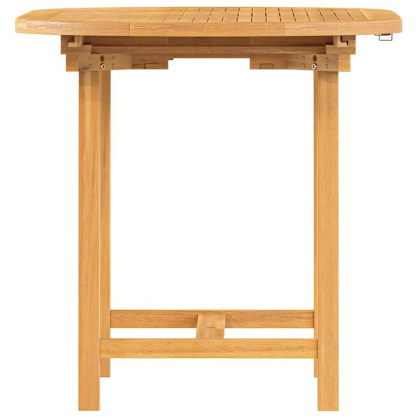 VidaXL kihúzható tömör tíkfa kerti asztal 110-160 x 80 x 75 cm