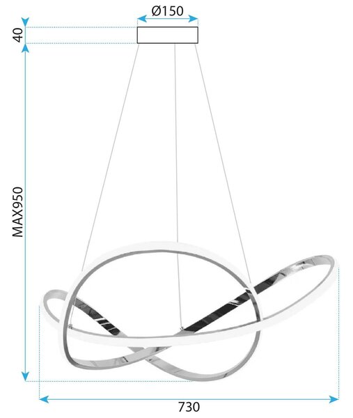 LED lámpa G078-1CP Gold
