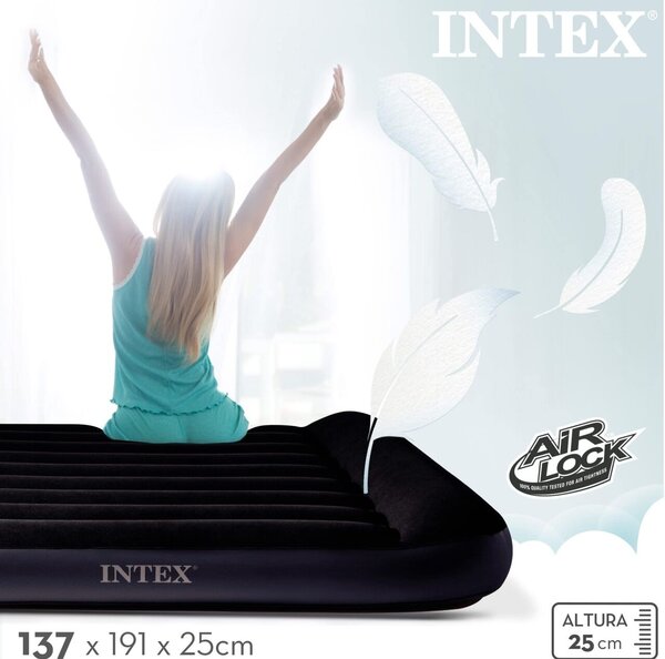 Intex felfújható Matrac beépített pumpával 191x137x25cm (64148ND)