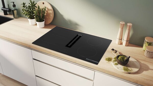 Bosch PVS811B16E Beépíthető indukciós főzőlap, 8 cm, 4 főzőzóna, TouchSelect, PowerBoost