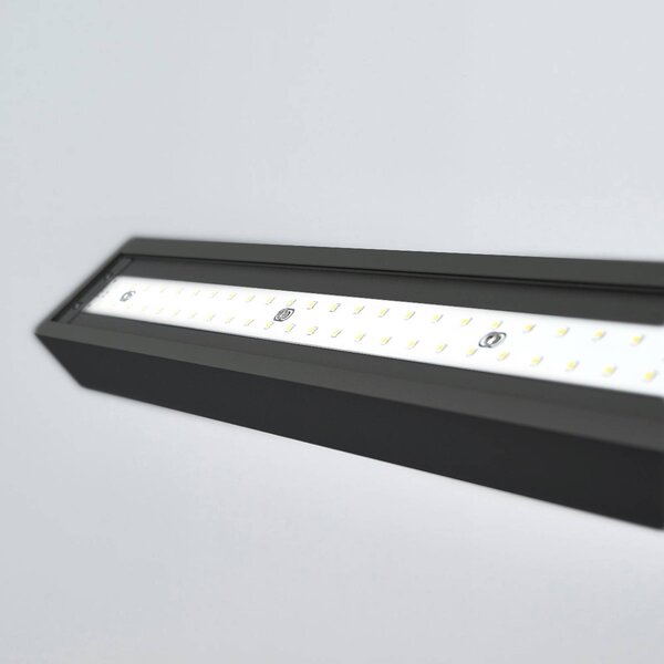 Arcchio LED irodai állólámpa Jolinda, 2 db, fekete, 4,000K, dimmelhető, Fekete, Dolgozószoba / Iroda, Alumínium, Modern