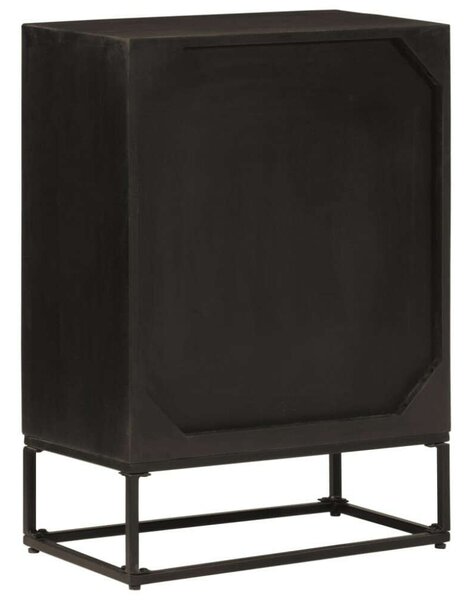 VidaXL Mangófa Tálalószekrény - Rattan - 55x30x76 cm