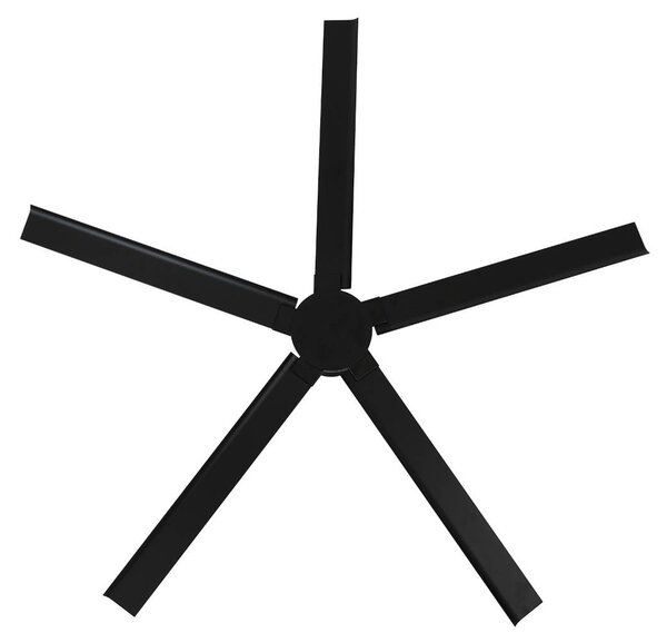 Beacon Lighting Monza fekete DC mennyezeti ventilátor, csendes, Ø 152 cm, IP55, Fekete, Nappali / Étkező, Alumínium, Modern